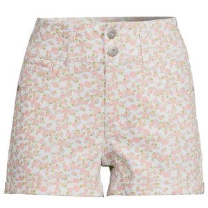 No Boundaries Juniors High Rise Corset Shorts- Rolled Cuff Size 5 9 21 NWT